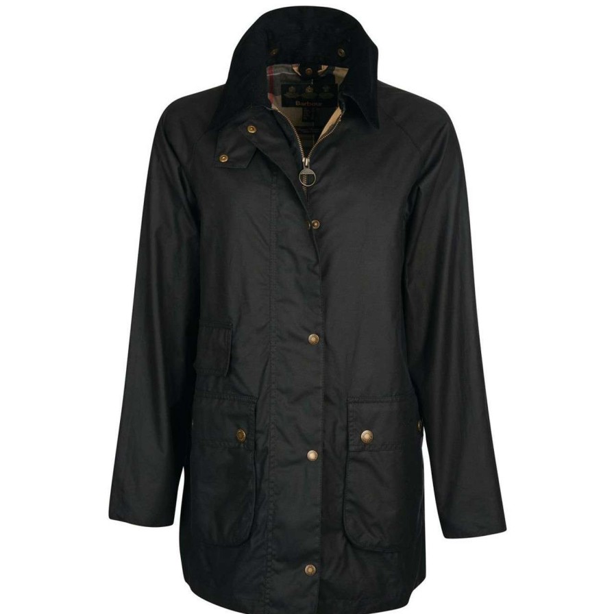 Jackets * | Cheap Barbour Womens Tain Wax Jacket