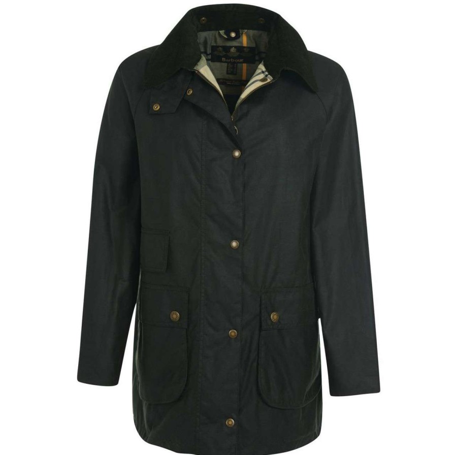 Jackets * | Cheap Barbour Womens Tain Wax Jacket