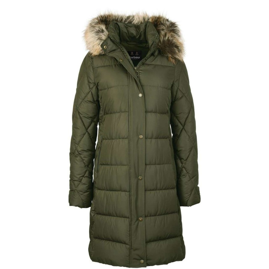 Jackets * | Best Quality Barbour Womens Daffodil Quilted Jacket