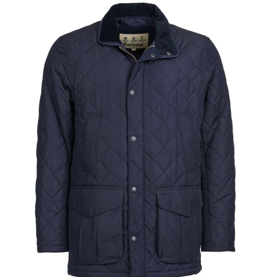 Jackets * | New Threads Barbour Mens Devon Quilted Jacket