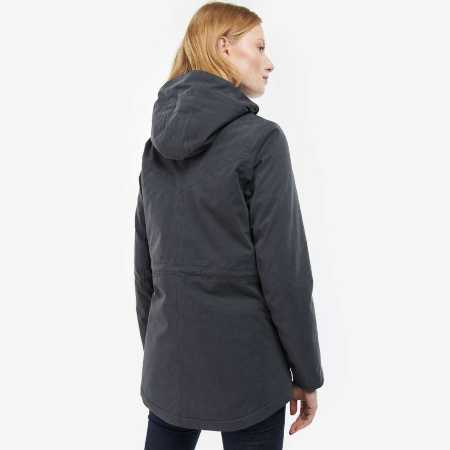 Jackets * | Best-Selling Barbour Womens Buttercup Jacket Dk Navy/Classic