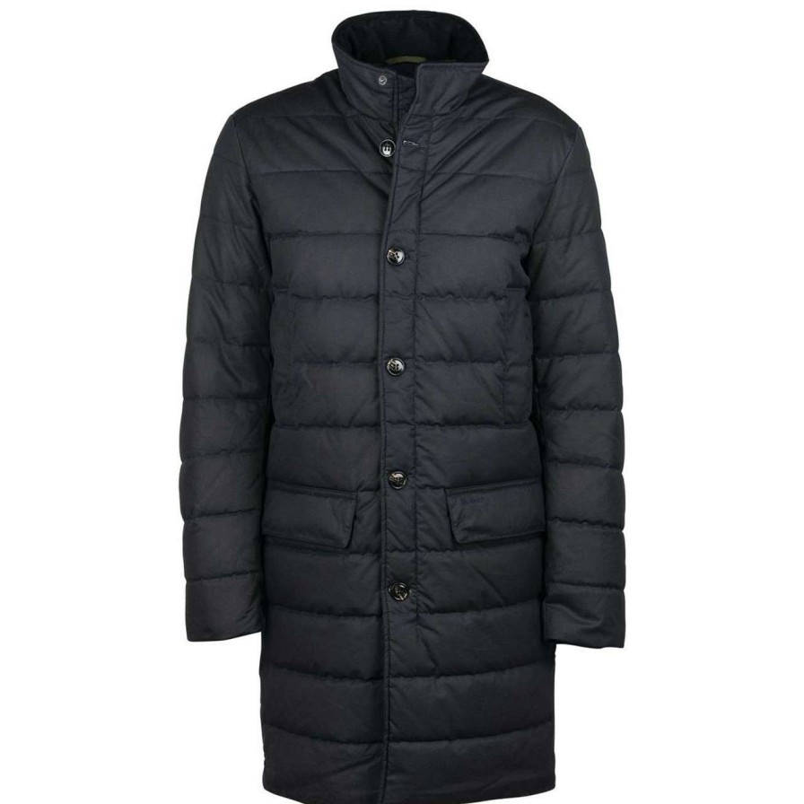 Jackets * | Best-Selling Barbour Mens Baffle Mac Wax Jacket