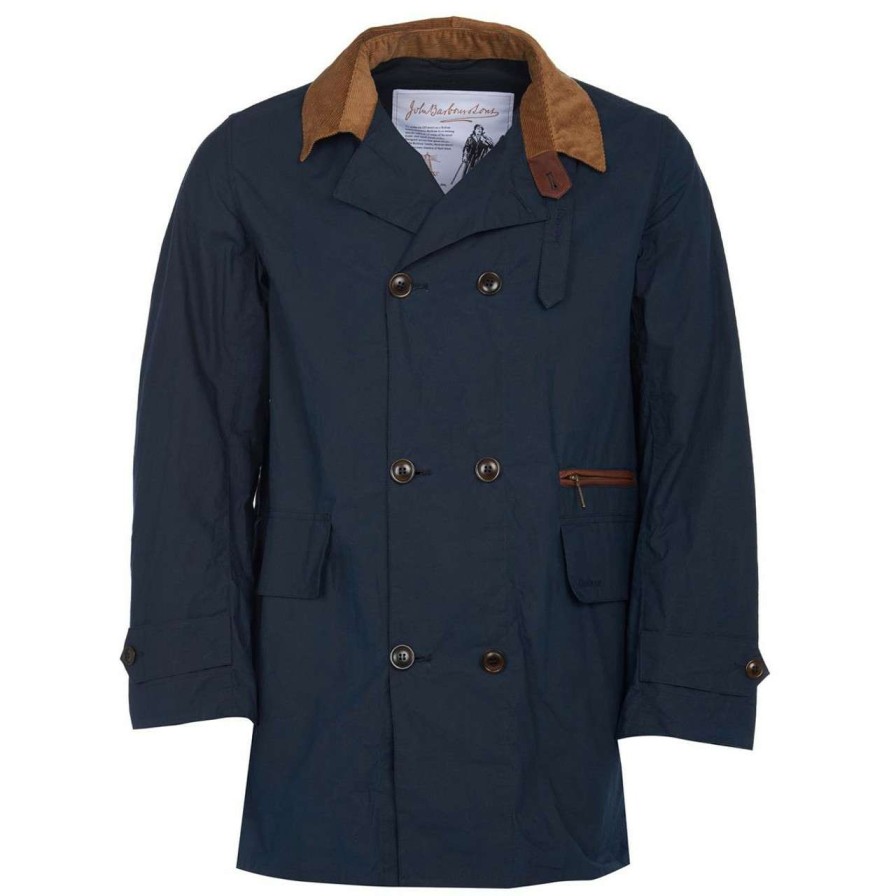 Jackets * | Shop Barbour Mens Haydon Casual Jacket Navy