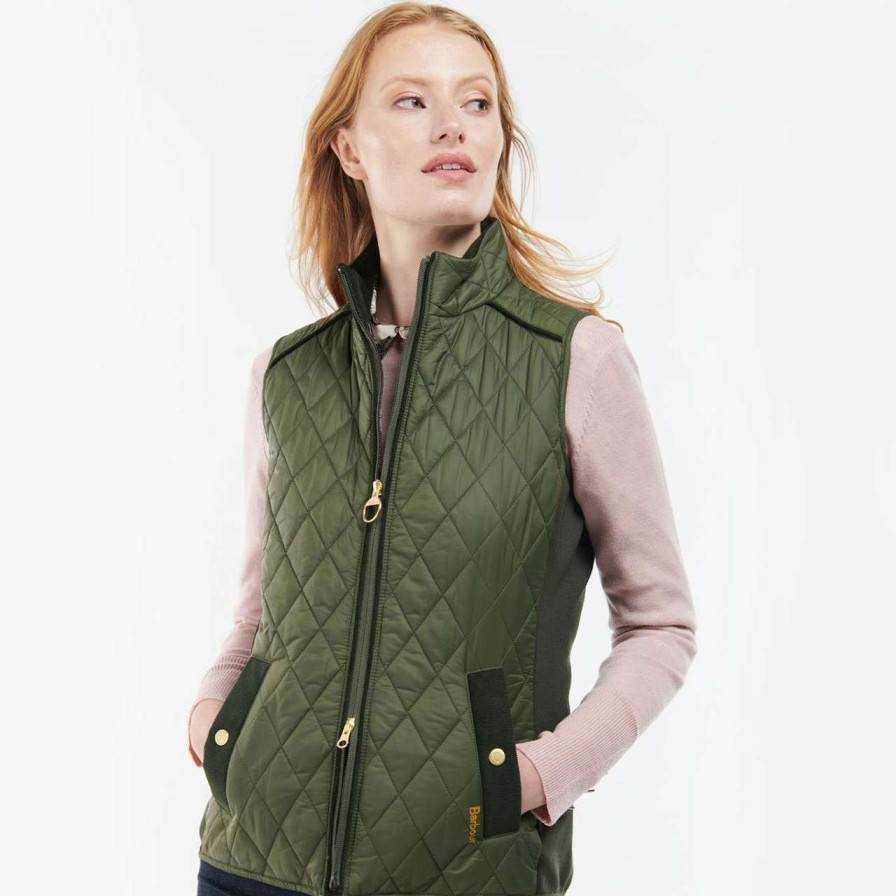 Clothing * | Lower Prices Barbour Womens Poppy Gilet