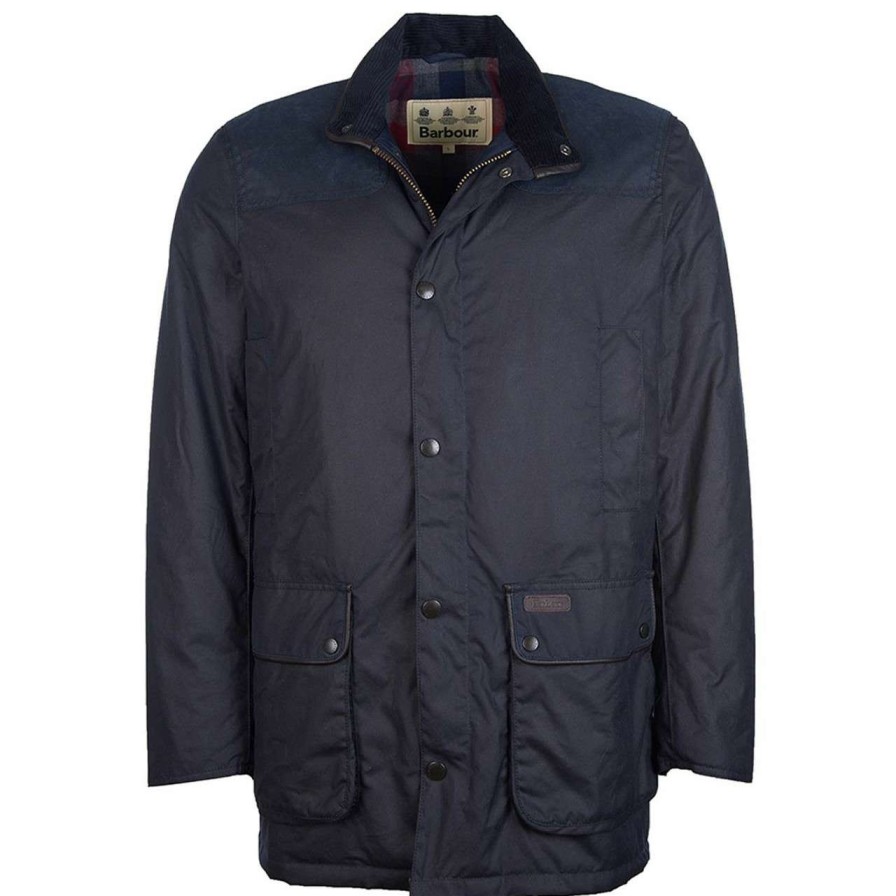 Jackets * | Bestsellers Barbour Mens Hartlington Wax Jacket Olive