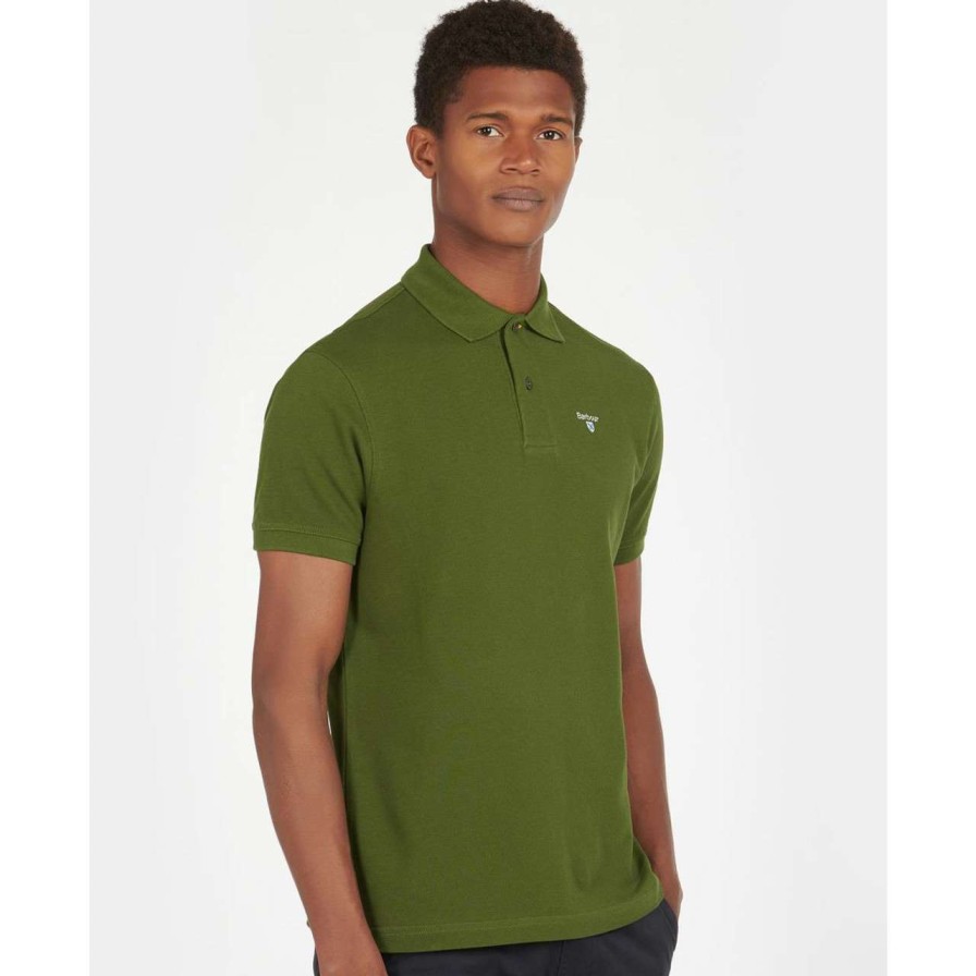 Clothing * | Flash Sale Barbour Mens Sports Polo