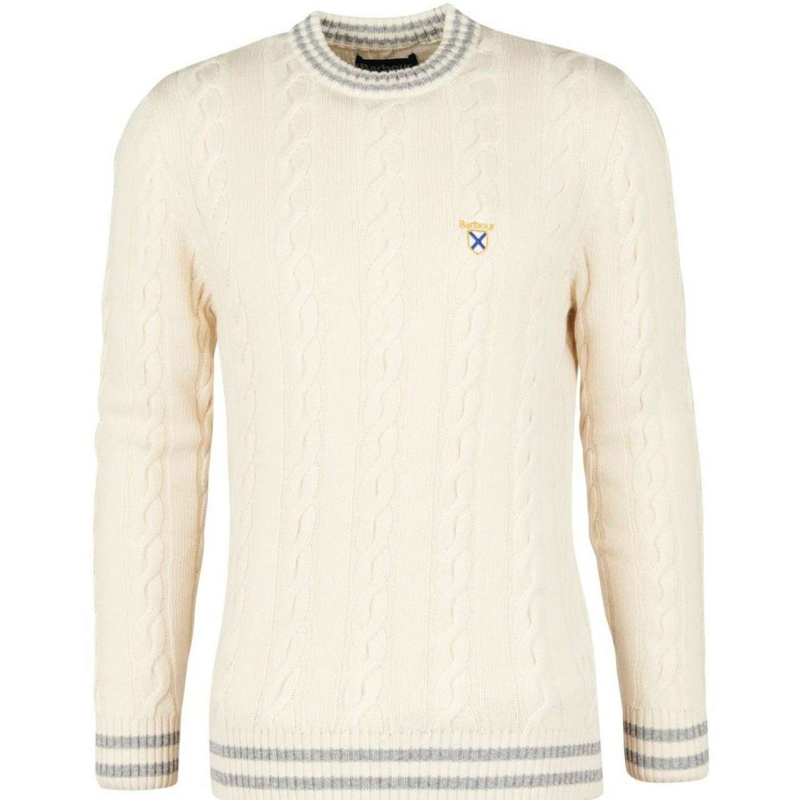 Clothing * | Discount Store Barbour Mens Wicket Crew Neck Jumper