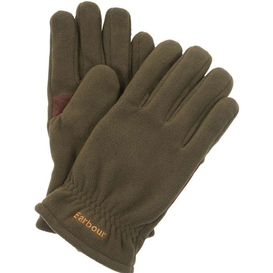 Accessories * | Shop Barbour Mens Coalford Fleece Gloves