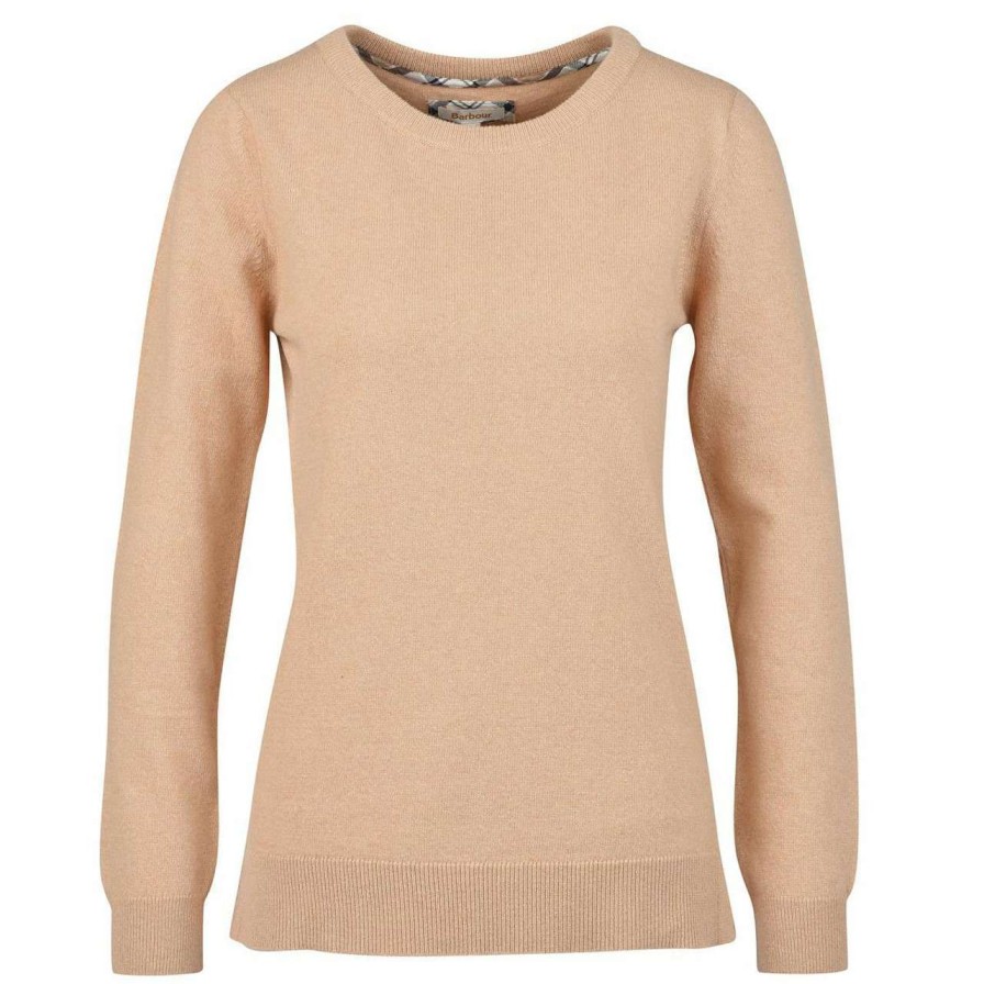 Clothing * | Online Sales Barbour Womens Pendle Crew Knit Jumper