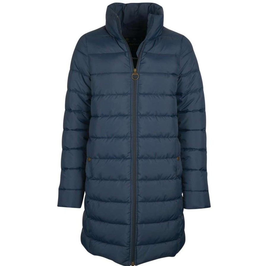 Jackets * | Cheap Barbour Womens Filwood Quilted Jacket Navy