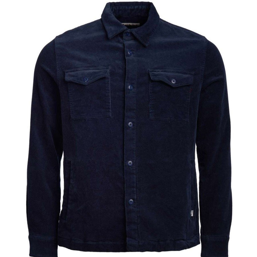 Clothing * | Flash Sale Barbour Mens Cord Overshirt