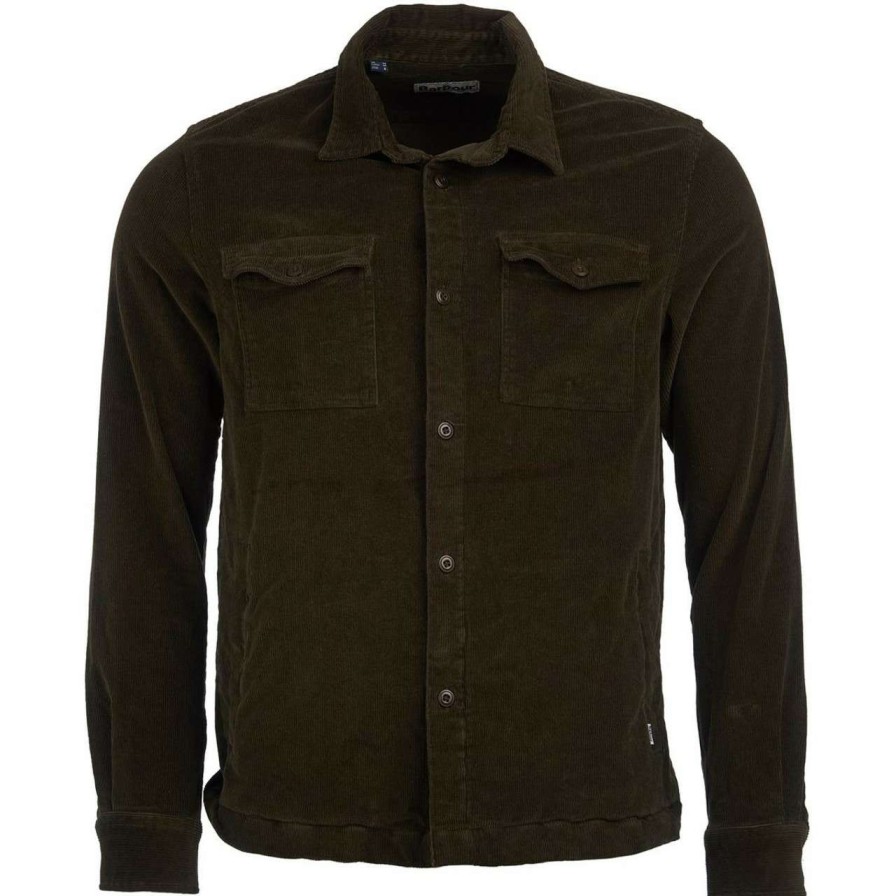 Clothing * | Flash Sale Barbour Mens Cord Overshirt