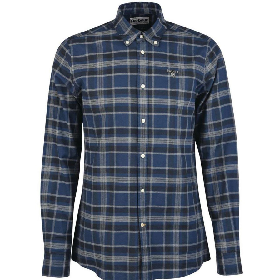 Clothing * | Lower Prices Barbour Mens Helton Tailored Shirt