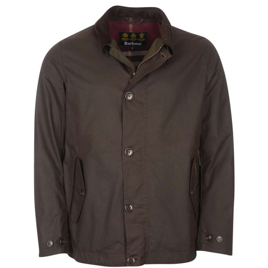 Jackets * | Closeout Sale Barbour Mens Commuter Wax Jacket