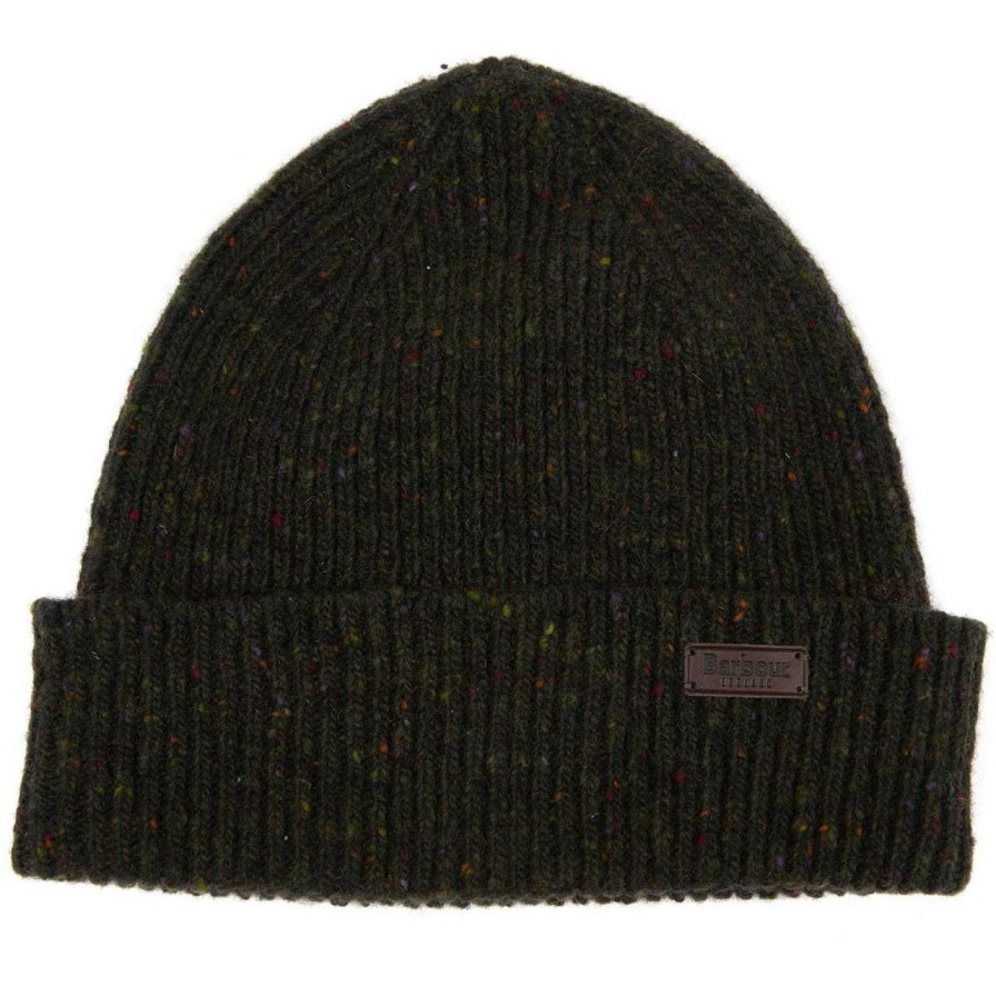 Accessories * | Good Quality Barbour Mens Lowerfell Beanie