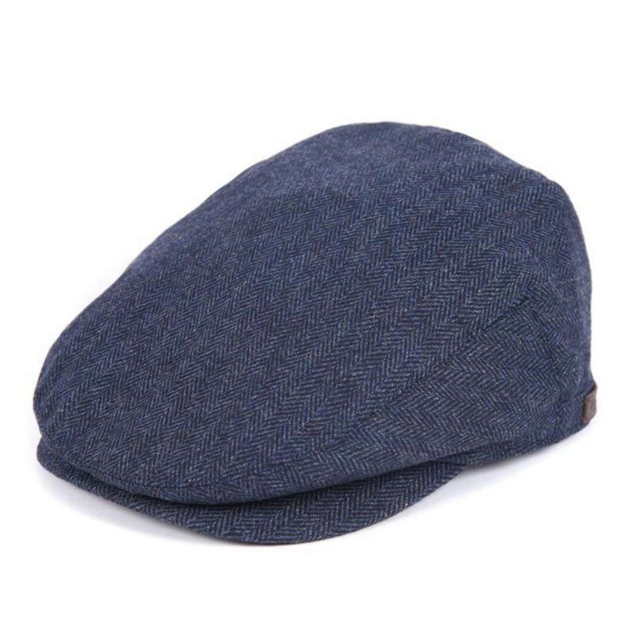 Accessories * | Discount Online Barbour Mens Barlow Flat Cap