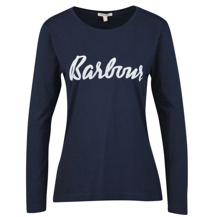 Clothing * | Bestsellers Barbour Womens Otterburn L/S Tee