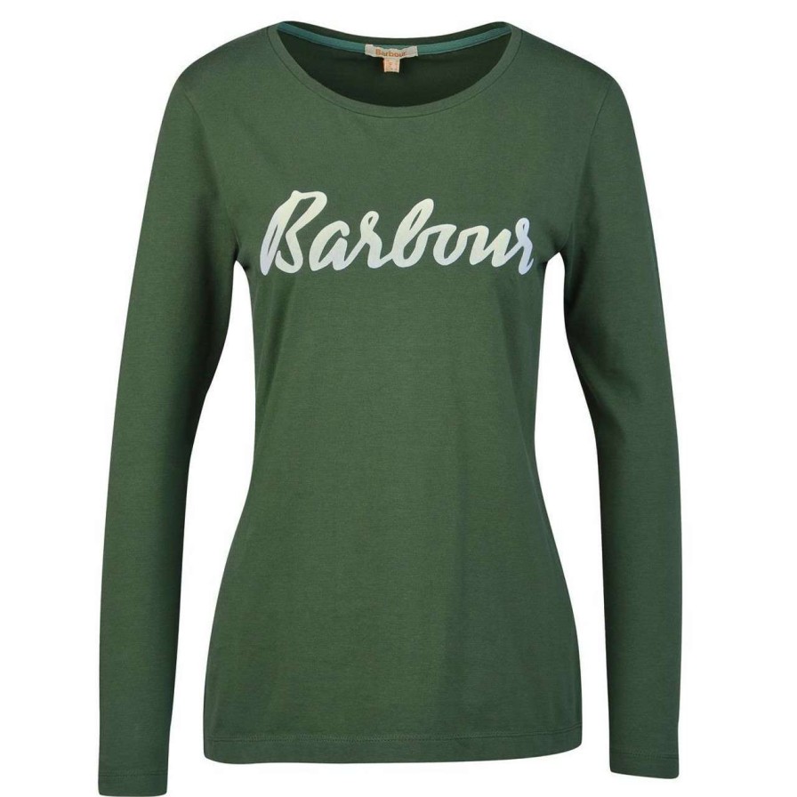 Clothing * | Bestsellers Barbour Womens Otterburn L/S Tee