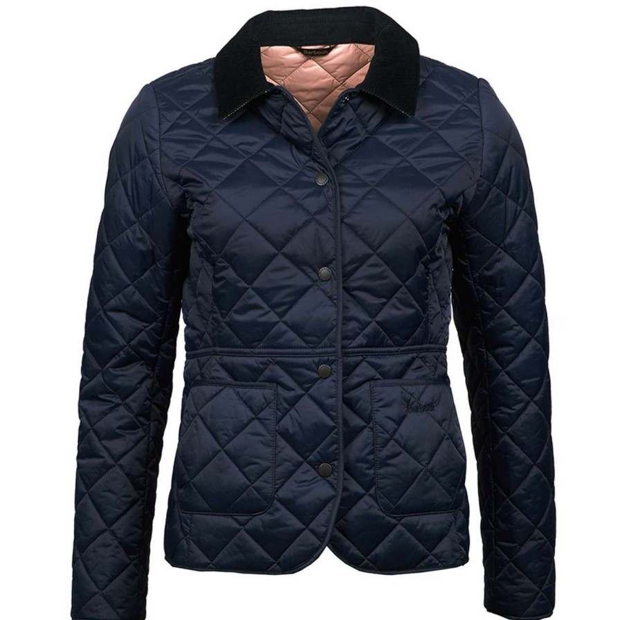 Jackets * | New Threads Barbour Womens Deveron Quilted Jacket