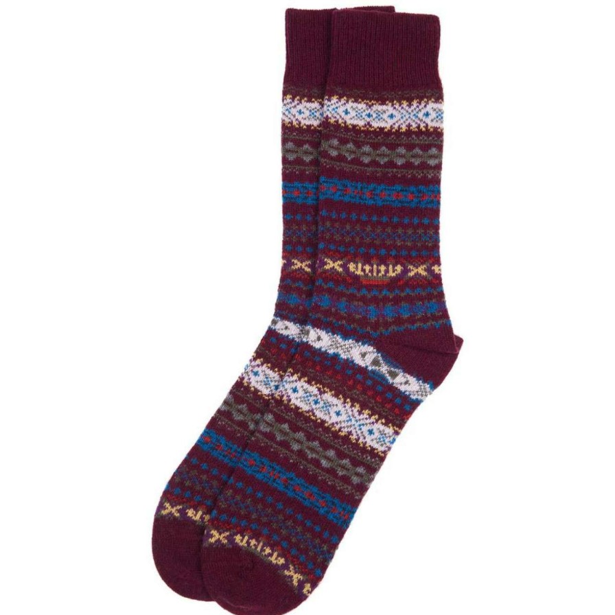 Accessories * | Closeout Sale Barbour Mens Boyd Socks