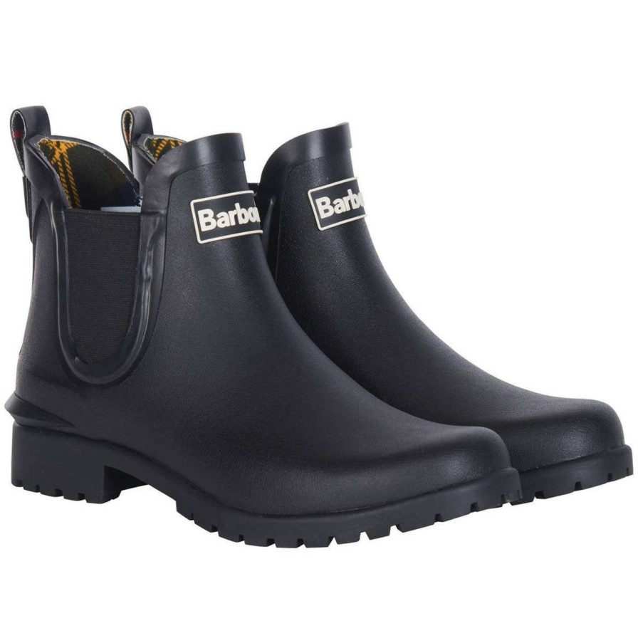 Footwear * | Online Store Barbour Womens Wilton Wellington Boots