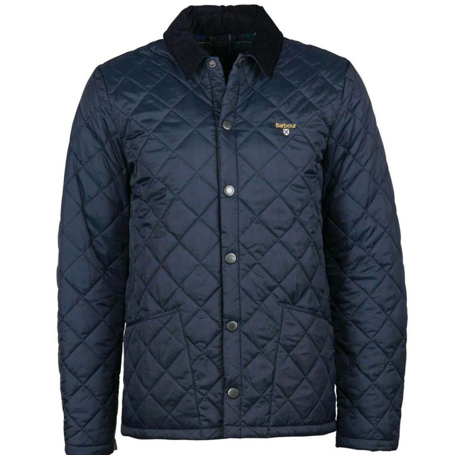 Jackets * | Discount Barbour Mens Crested Liddesdale Quilted Jacket