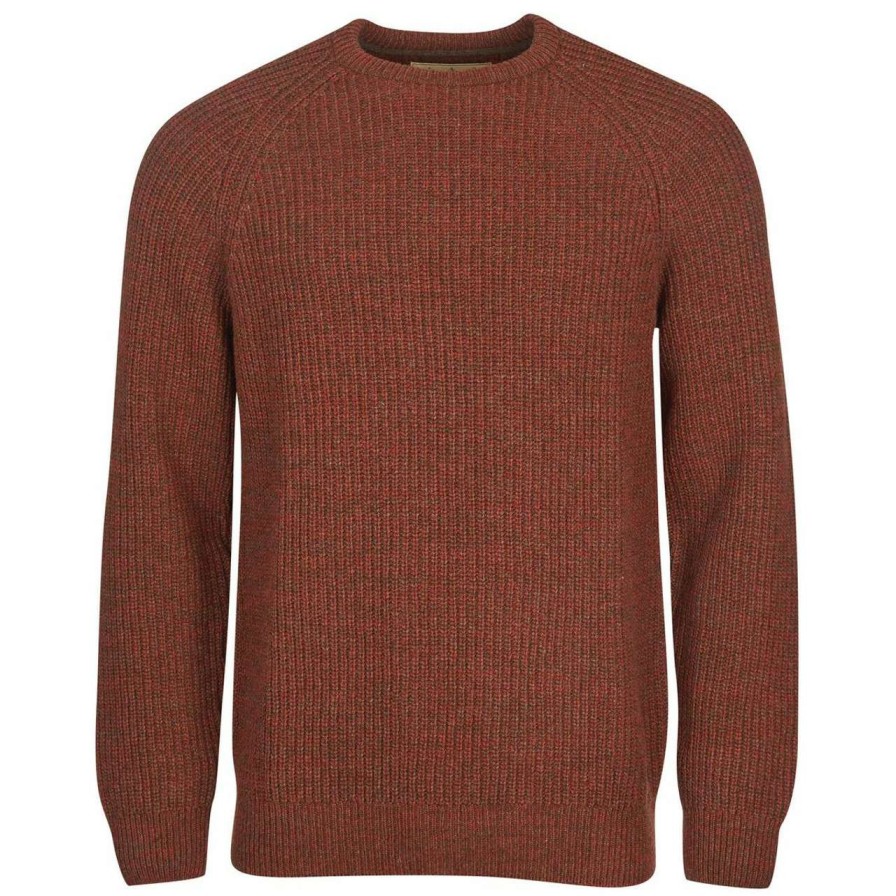 Clothing * | 100% Guarantee Barbour Mens Horseford Crew Jumper