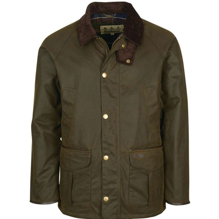 Jackets * | Discount Online Barbour Mens Stratford Wax Jacket