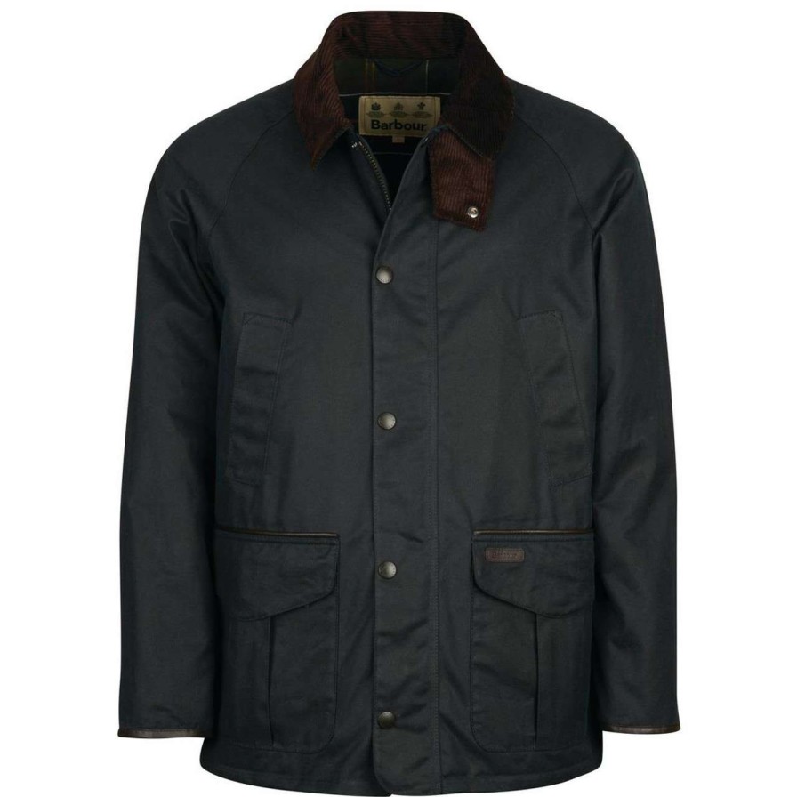 Jackets * | Discount Online Barbour Mens Stratford Wax Jacket