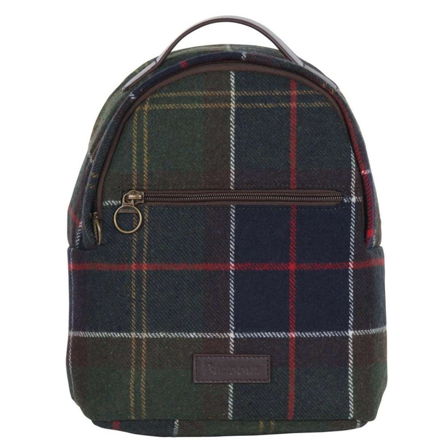 Accessories * | Discount Barbour Unisex Caley Tartan Backpackns Caley Tartan Backpack