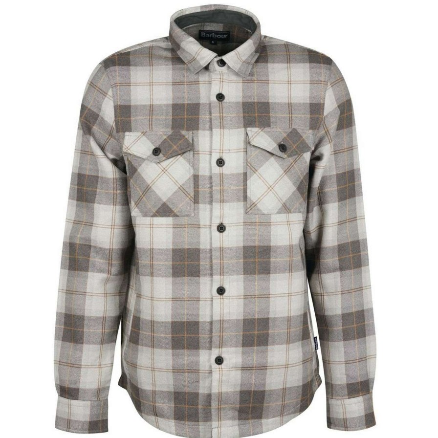 Clothing * | Online Sales Barbour Mens Cannich Overshirt