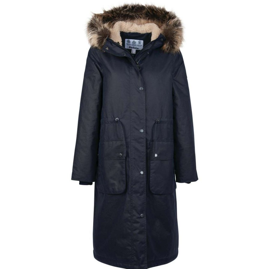 Jackets * | Best Price Barbour Womens Amberley Wax Jacket