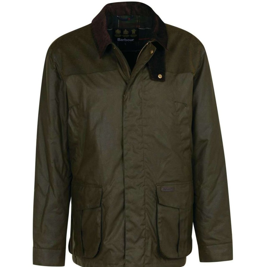 Jackets * | Flash Sale Barbour Mens Findon Wax