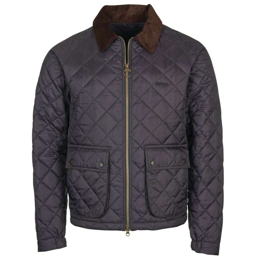 Jackets * | Best Quality Barbour Mens Dom Quilted Jacket