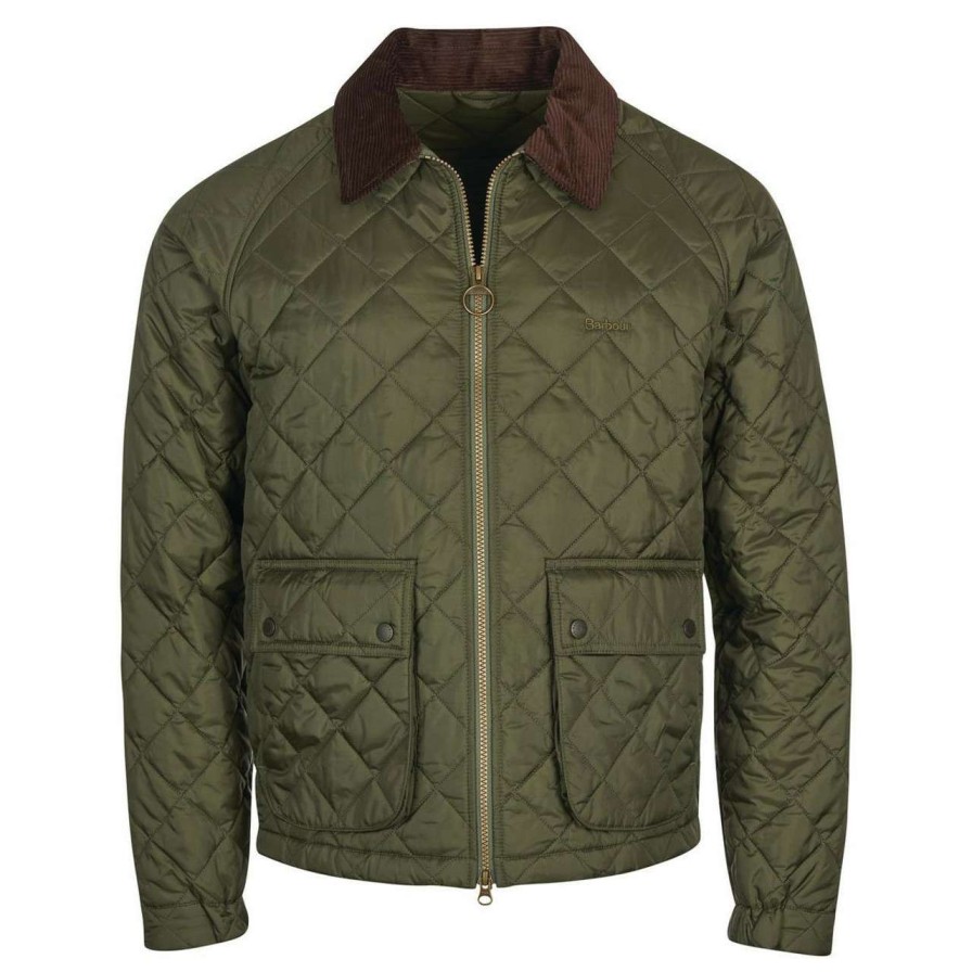 Jackets * | Best Quality Barbour Mens Dom Quilted Jacket