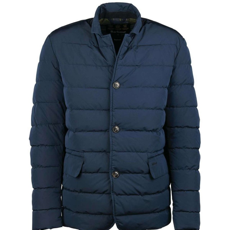 Jackets * | 100% Guarantee Barbour Mens Canning Baffle Quilted Jacket